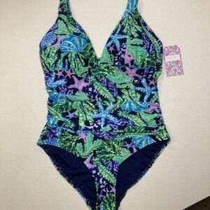 Stella Parker Collection - Coral Reef Swimsuit - Size Medium